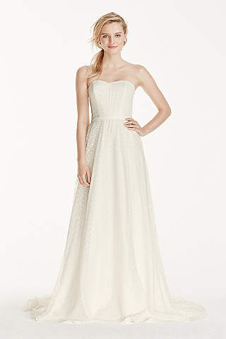 A Line Wedding Dresses with Sleeves