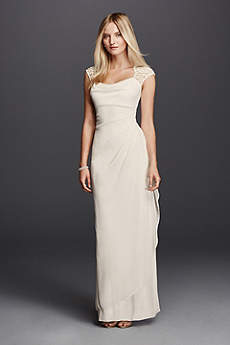 Sheath &amp- Form Fitting Wedding Dresses - David&-39-s Bridal