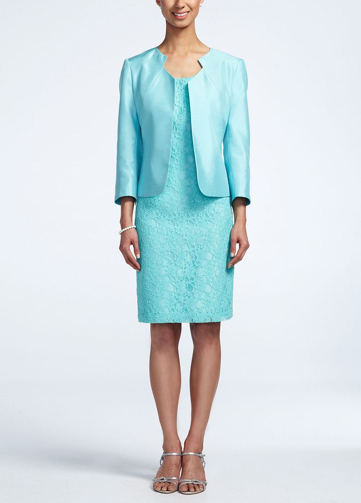 Sheath dresses with matching jackets clearance unflattering