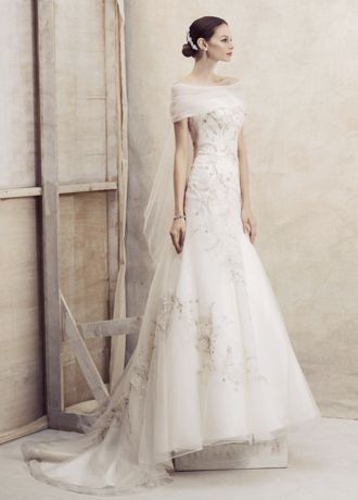david's bridal shawl