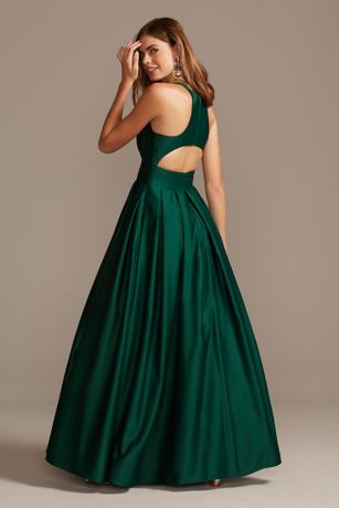 david's bridal hunter green