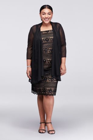 black sheer jacket plus size