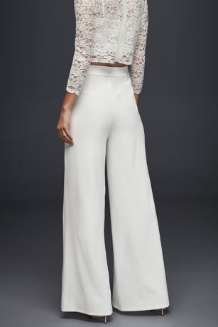 david's bridal palazzo pants