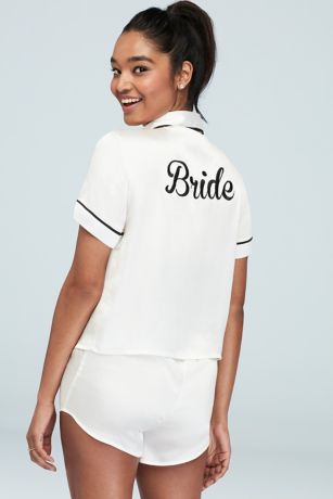 bride pajama shirt