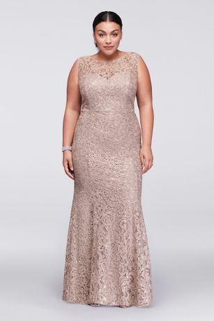 david's bridal mothers dresses plus size