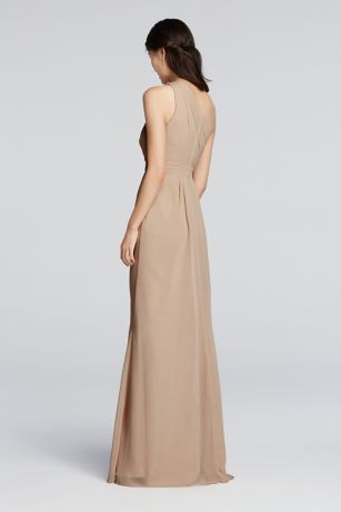 david's bridal biscotti dress