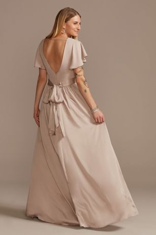 david's bridal tall bridesmaid dresses