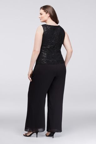 david's bridal mother of the bride plus size pant suits