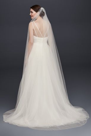 chapel length wedding dress