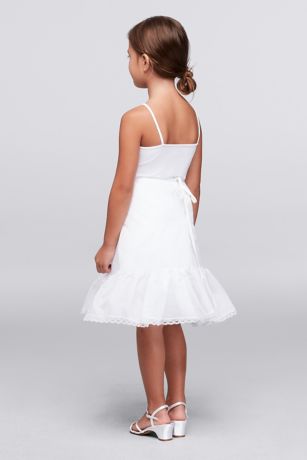 crinoline slip for flower girl dress