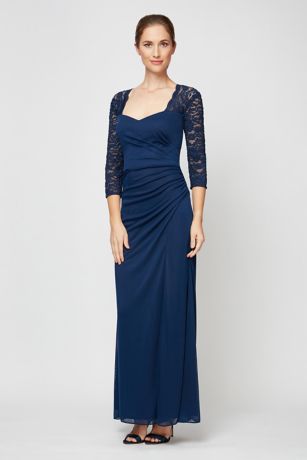 alex evenings petite draped sweetheart gown