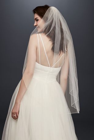 fingertip wedding veil