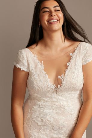 david's bridal chantilly lace