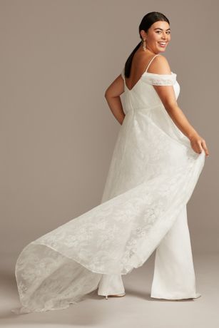 pants jumpsuit with train