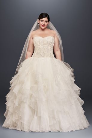 Oleg Cassini Wedding Dresses Poofy