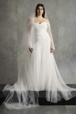 vera wang david's bridal halter