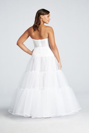 ball gown silhouette slip