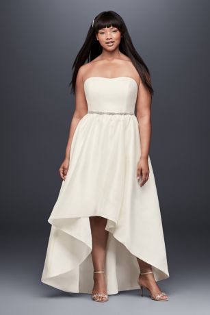 david's bridal mikado bridesmaid dress