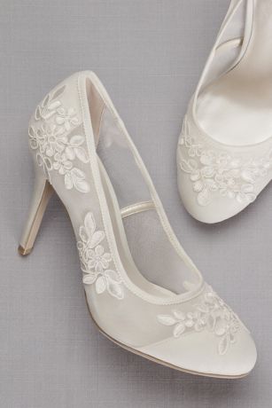 david's bridal wide width shoes