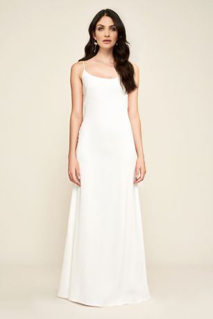 aline wedding dress slip
