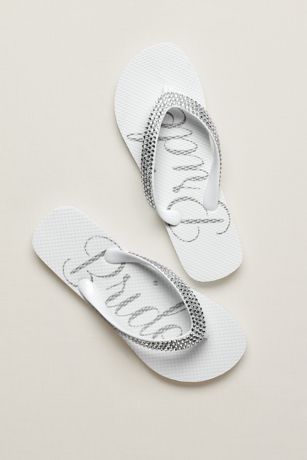 flower girl flip flops wedding