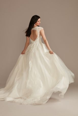 open back tulle dress