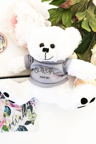Personalised BRIDESMAID wedding teddy bear thank you gift allted11 
