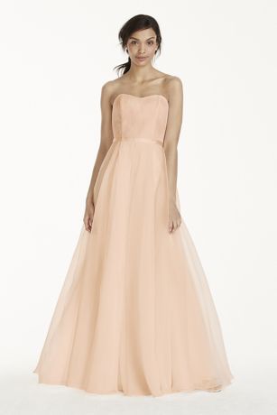 david's bridal lilac dress