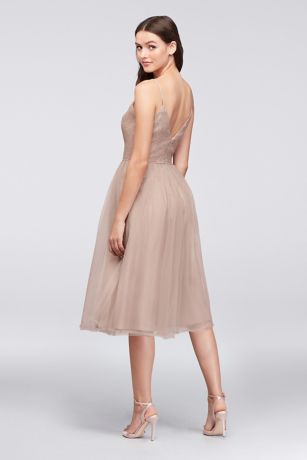 tulle and chantilly bridesmaid dresses