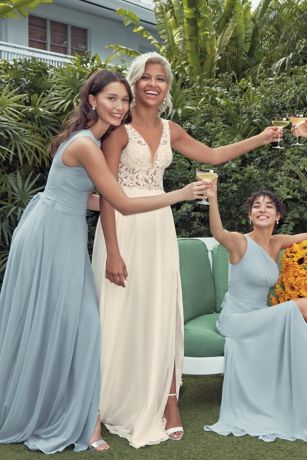 David's bridal deals beach bridesmaid dresses