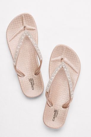 capelli glitter flip flops