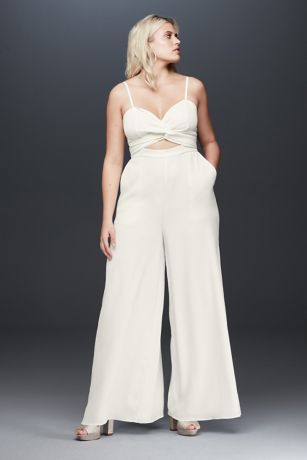 plus size wrap jumpsuit