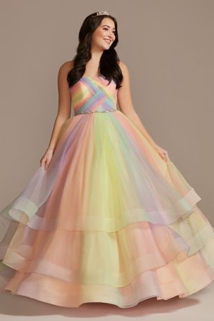 davids bridal quince dresses