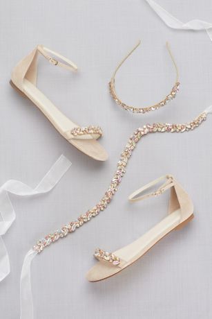 david's bridal wedding sandals