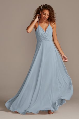 blue wedding dress davids bridal
