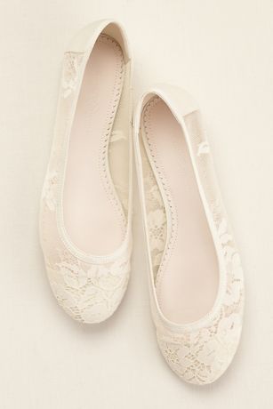 ivory ballet flats