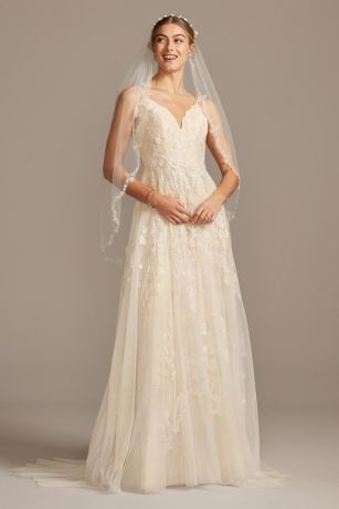 a line bridal dress