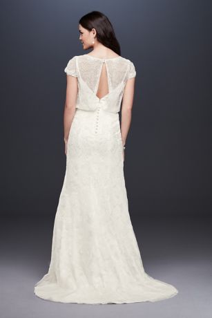 blouson wedding dress