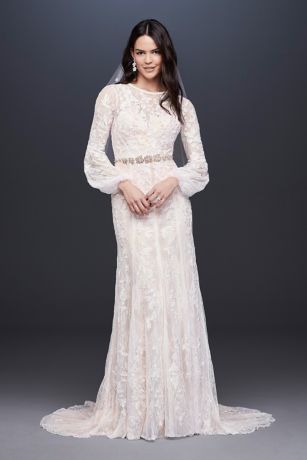 bishop sleeve wedding dress