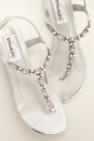 bling thong sandals