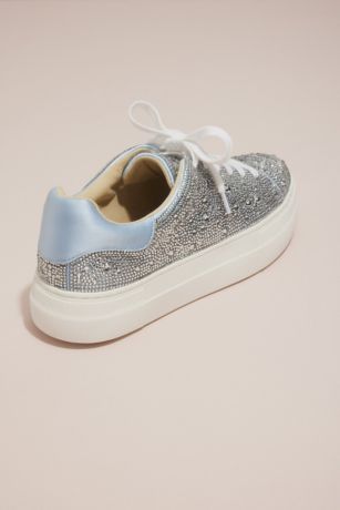 platform sparkle sneakers