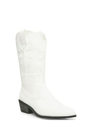 cowboy white boots