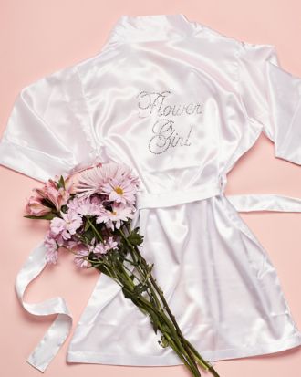 bridesmaid and flower girl robes