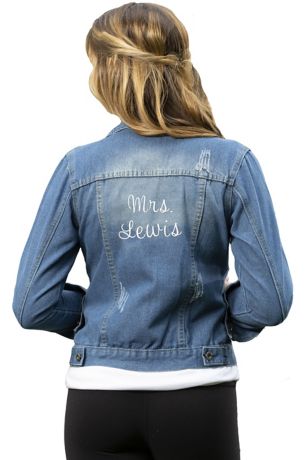 david's bridal jean jacket