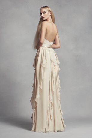 davids bridal vera wang bridesmaid dress
