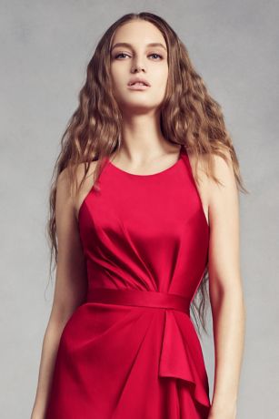 david's bridal charmeuse and chiffon