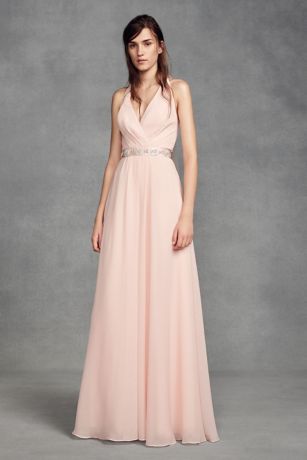 david's bridal blush bridesmaid