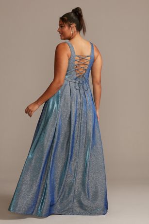 iridescent dress plus size