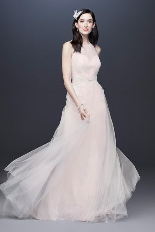 david's bridal cross back bridesmaid dress