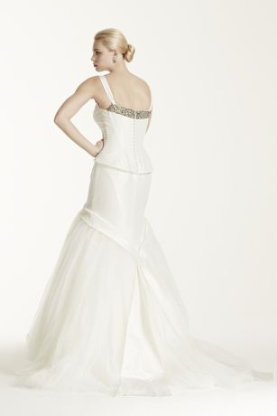 Truly Zac Posen Corset Seam Wedding Dress David S Bridal